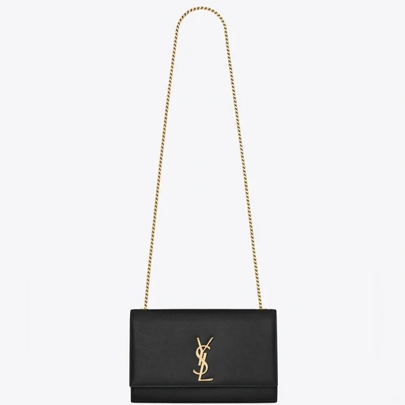 MSRP $2,600 YSL Saint Laurent Kate Grain de Poudre Shoulder/Crossbody - Picture 3 of 16